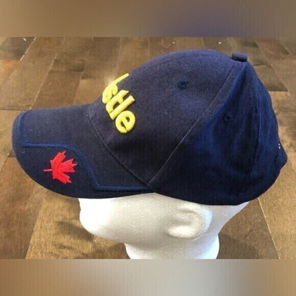 CASTLE blue strapback hat cap - Picture 2 of 5